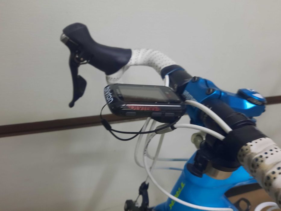 Trek Emonda SL5 full carbon Shimano 105 mały niebieski Bryton Aero 60
