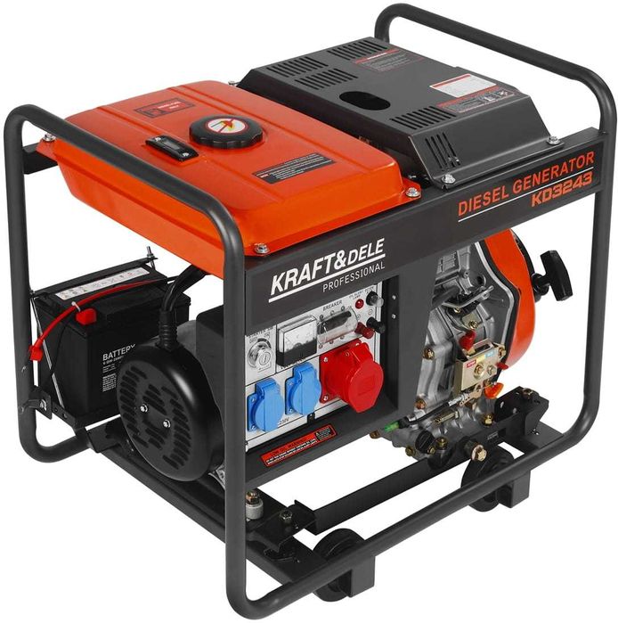 Agregat Prądotwórczy Generator Diesel 3Fazowy Kraft 230V/400V 7,5KW