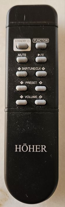 Rádio com IPOD docking station e despertador