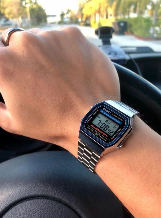 Casio A168 vintage digital relógio