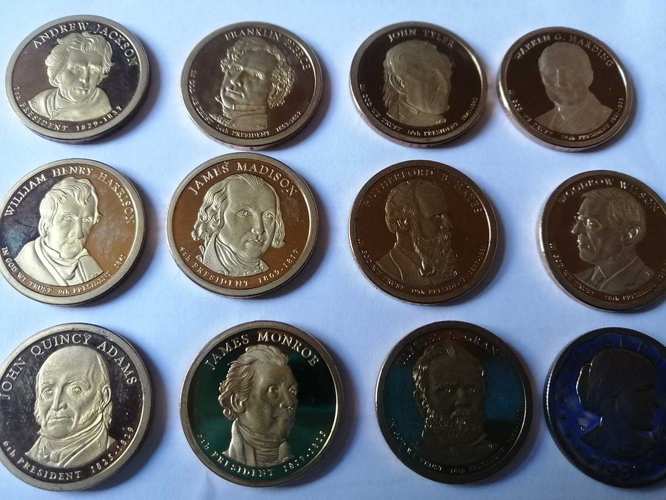 1 Доллар США Президенти, монети