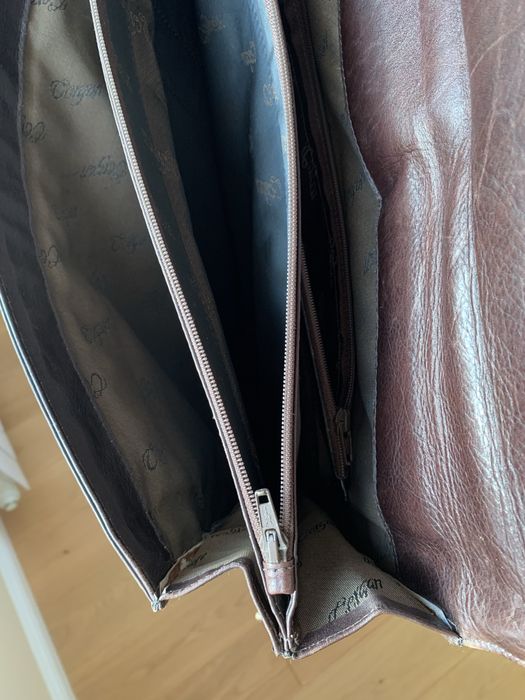 Портфель шкіряний для документів TERGAN, б/в