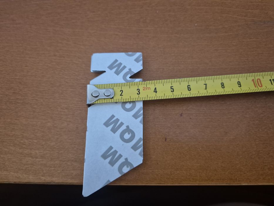 Napis BMW M Tył Bagażnik M Sport 8,3/3 cm chrom -kolor