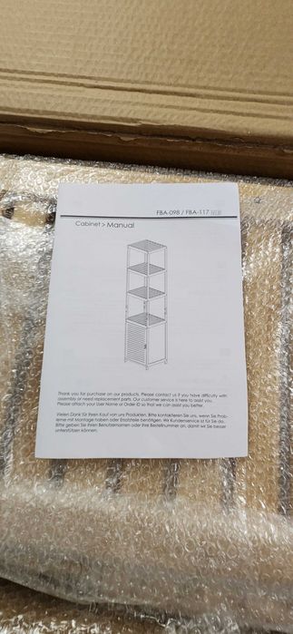 Szafeczka Bambusowa, łazienkowa, do przechowywania,  wysoka