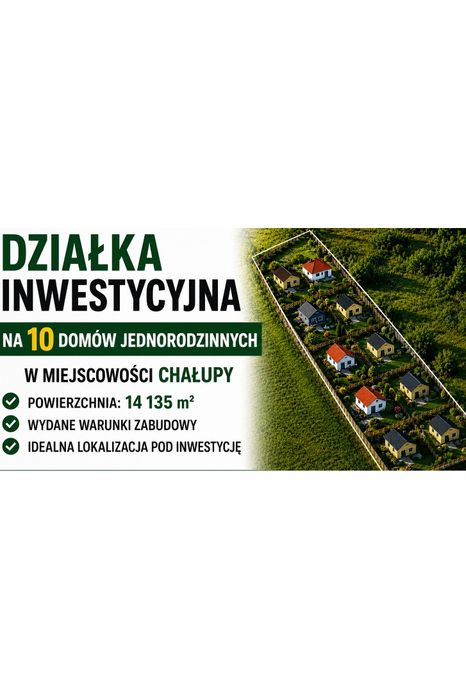 Działka  Chałupy