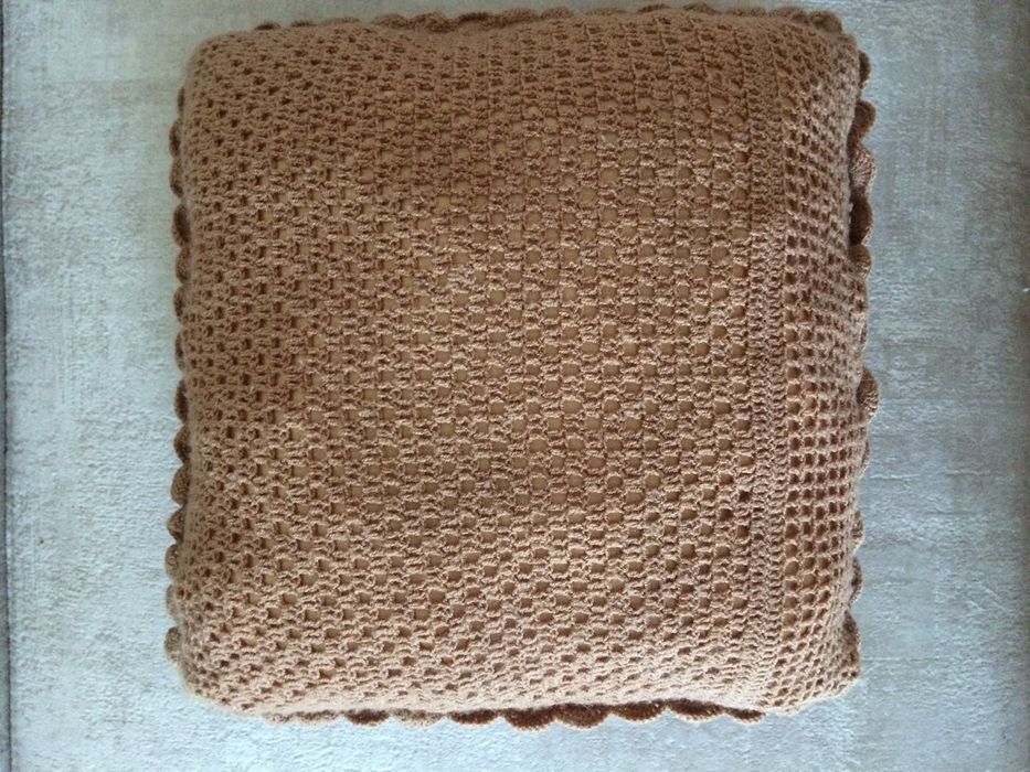 Подушка декор крючком ручна робота