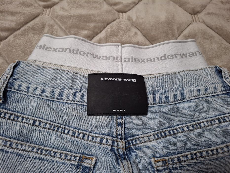 Джинси прямі з подвійним поясом ALEXANDER WANG