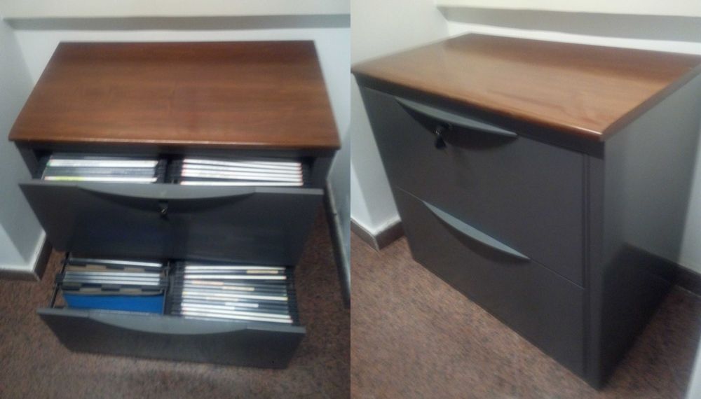 7Armários-Arquivo em aço lacado(de 2 ou 4 gavetas de pastas suspensas)