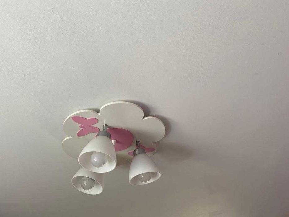 Lampa kwiat, motyle - 1 sztuka