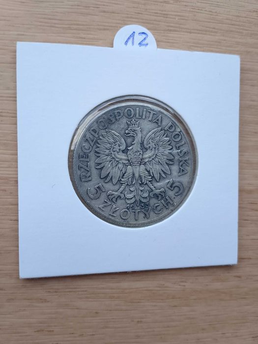 Moneta głowa kobiety 1933 Monety z 2RP nr.12
