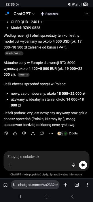 Okazja Razen blade 16 2025