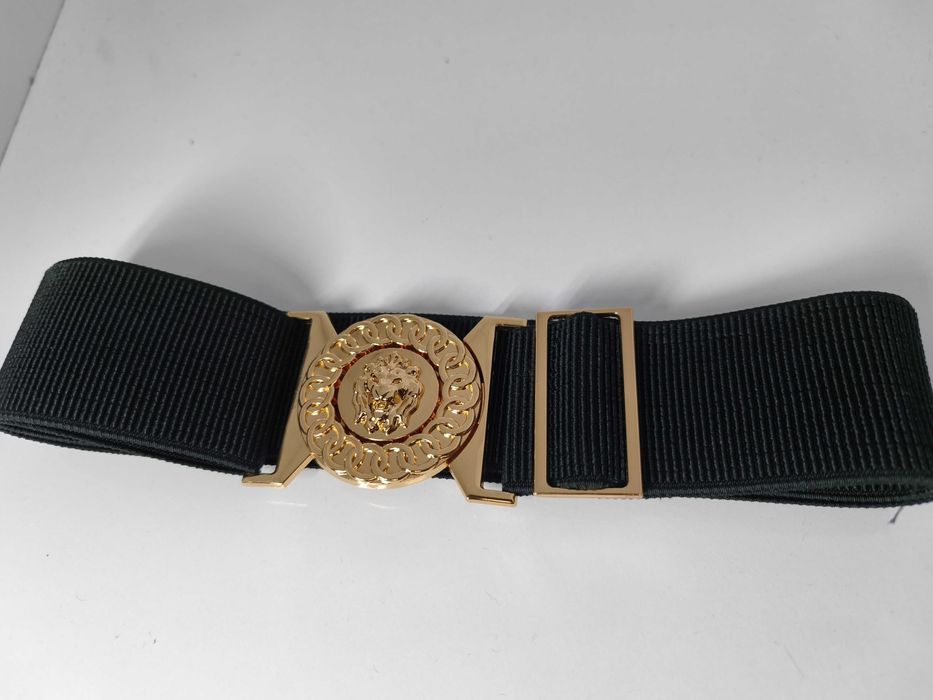 Pasek Damski Guma z Klamrą Lew 5 CM