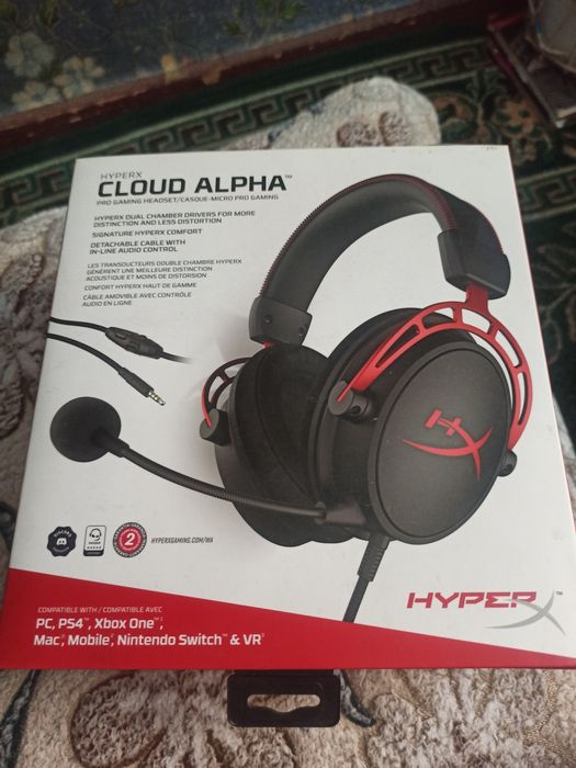 Ігрові навушники HyperX Cloud Alpha (Гарнітура)