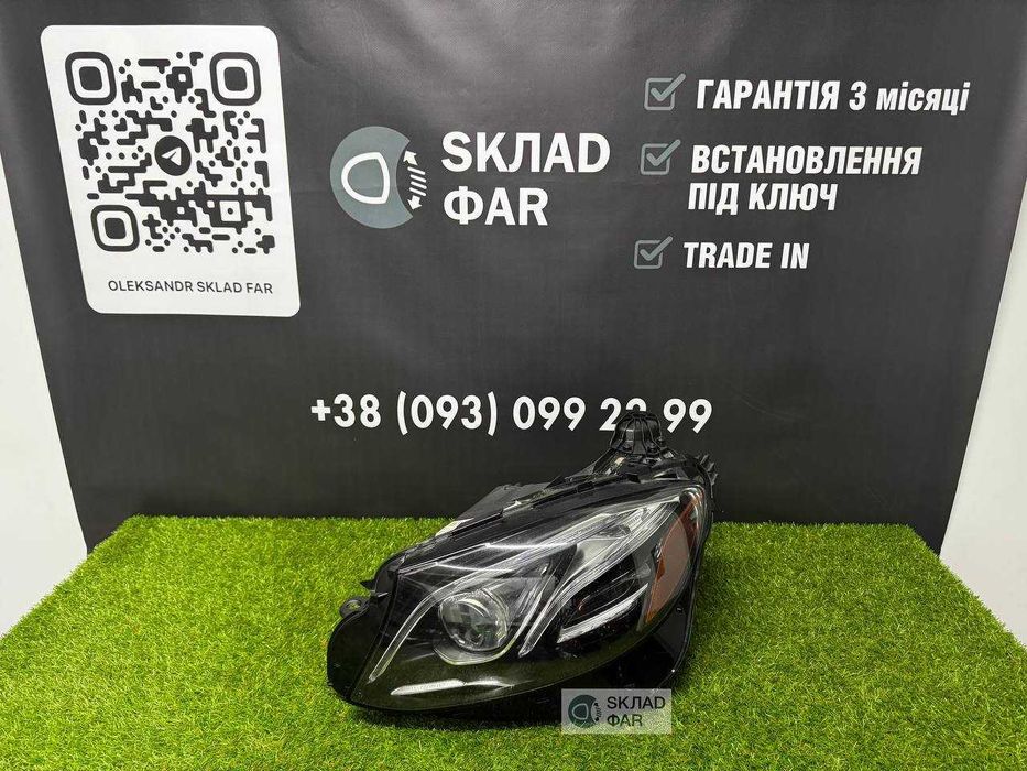 Фара передня ліва Mercedes E213 MULTIBEAM USA Фари оптика Мерседес Е213 мультібім Америка США ліва фара - Гарантія 3 місяці, trade in, встановлення