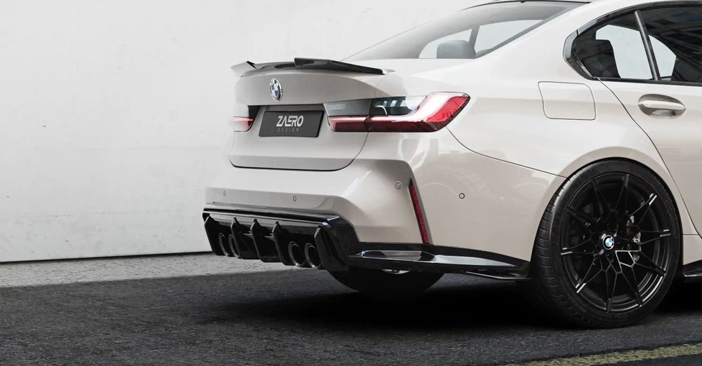 Aileron lip spoiler traseiro BMW M3 M4 G80 G82