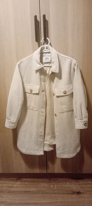 Kurtka Zara płaszczyk wiosenny 128 130cm