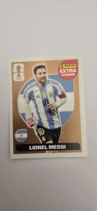 Lionel Messi Bronze Extra Sticker Panini Mundial 2026