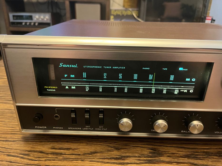 Sansui 500a amplituner lampowy