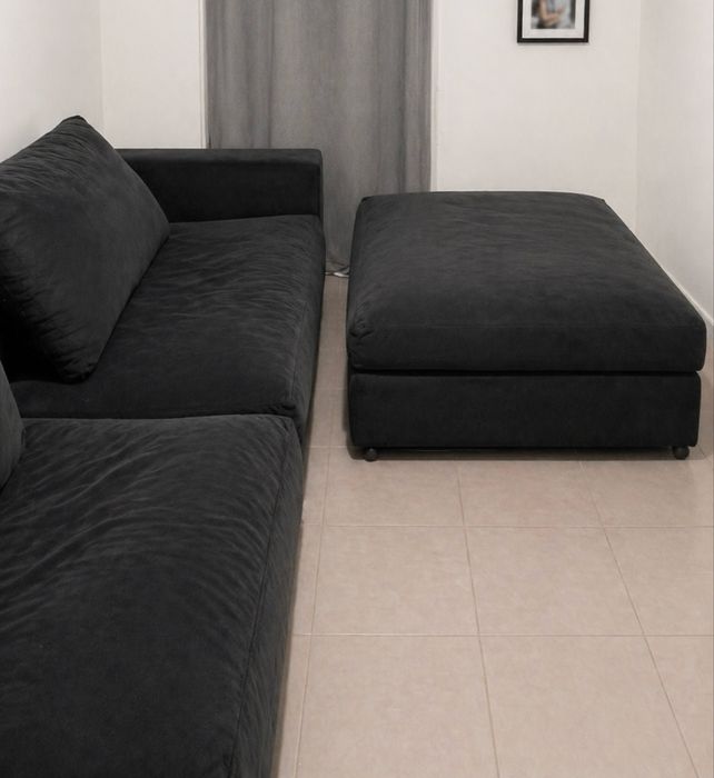 Sofá modular com chaise longue – confortável e prático