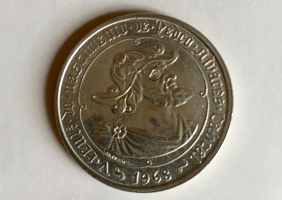 PEDRO ÁLVARES CABRAL 1968 - prata Ag 650 - 18g