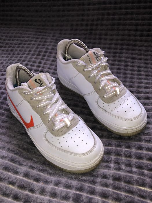 NIKE AIR FORCE 1 (36.5) 23.5см кроссовки белые женские детские оригина