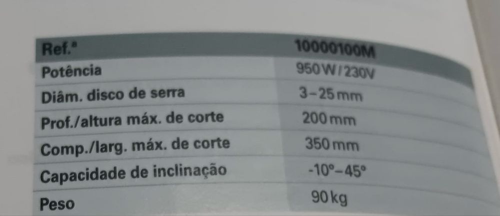 Serra de Fita Profissional JET - Como Nova (950W) Vila Verde-Braga