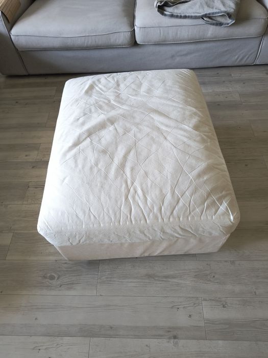 Podnóżek IKEA Kivik beżowy/ szary