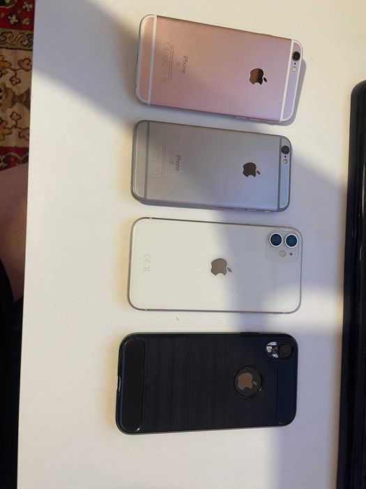 Sprzedam pakiet 4 telefonów iPhone z przeznaczeniem na części