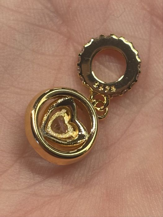 Charms zawieszka serduszko do bransoletki typu Pandora
