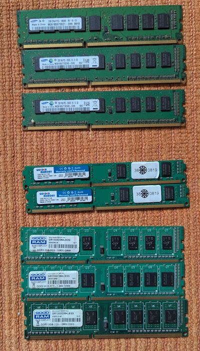 Пам'ять DDR3 4 2 gb Kingston Patriot Golden Memory Good Ram Hynix