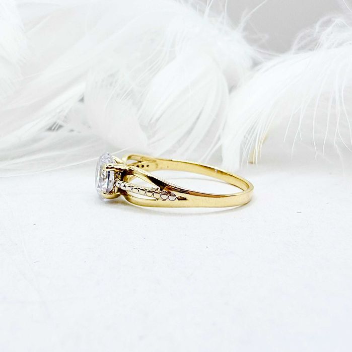 Złoty pierścionek Próba 585 (14K) Rozmiar: 17