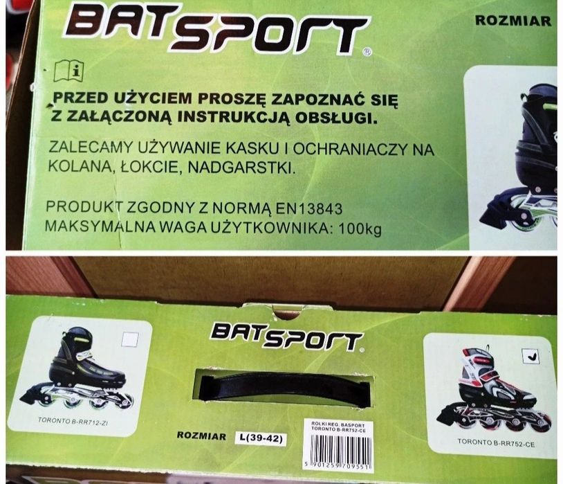 Rolki z regulowanym rozmiarem (39-42)