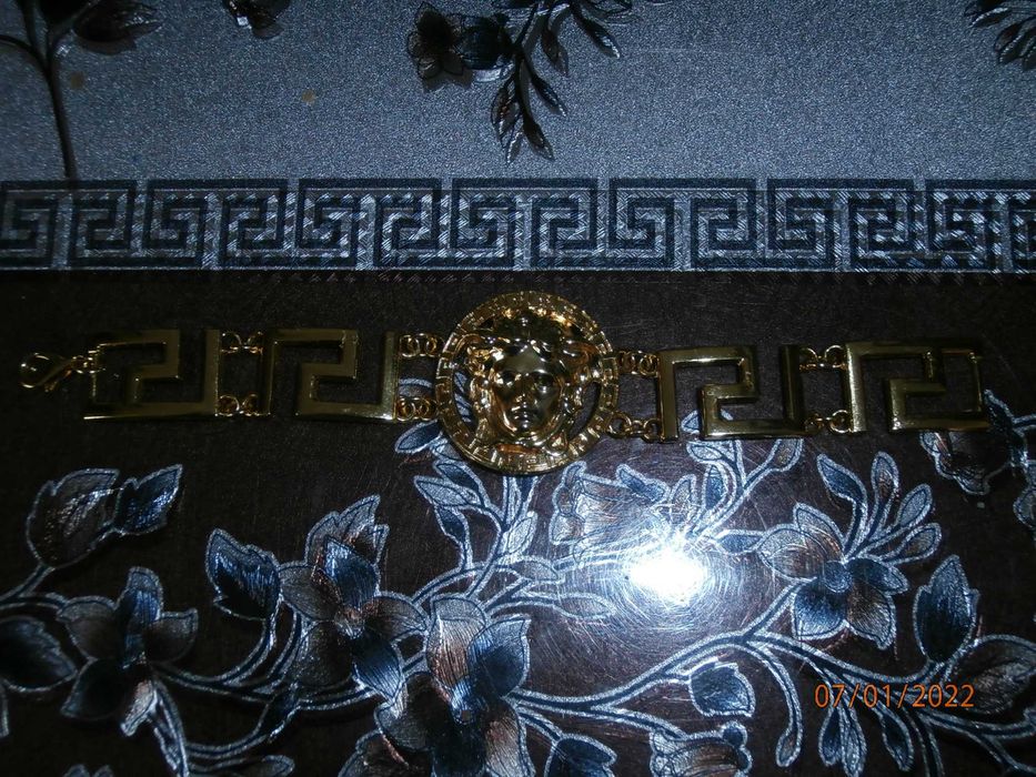 Bransoletka VERSACE Piękne duże LOGO Meduza - czytaj opis
