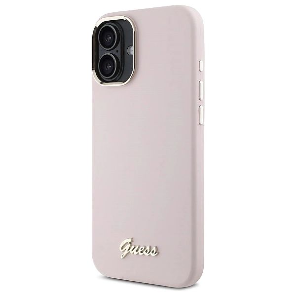 Guess GUHCP16MSMBSLP iPhone 16 Plus 6.7" różowy/pink hardcase Silicone