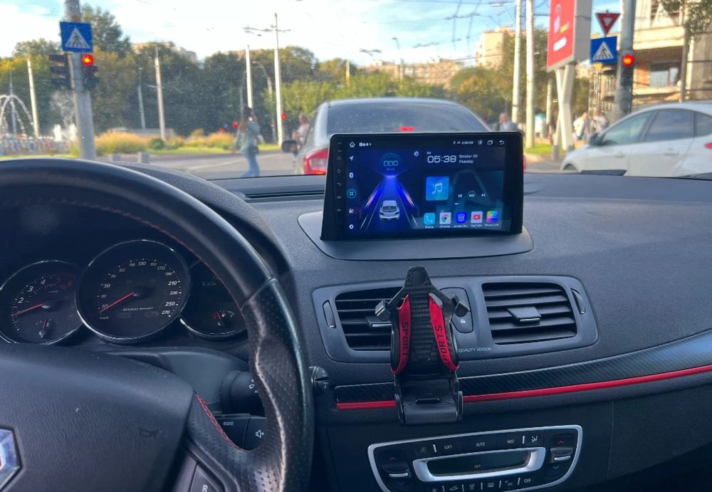 Rádio 9" android Renault Megane 3 de 2008-14 CARPLAY WIFI GPS BT Novo