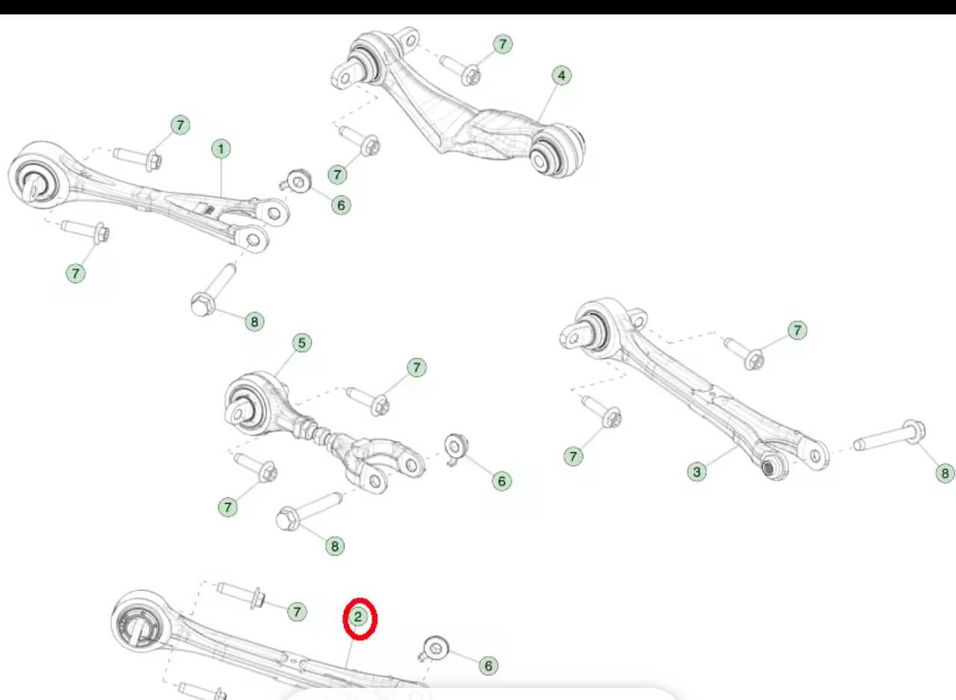 Плавающий сайлентблок Tesla model X \ Y Plaid ГАРАНТІЯ