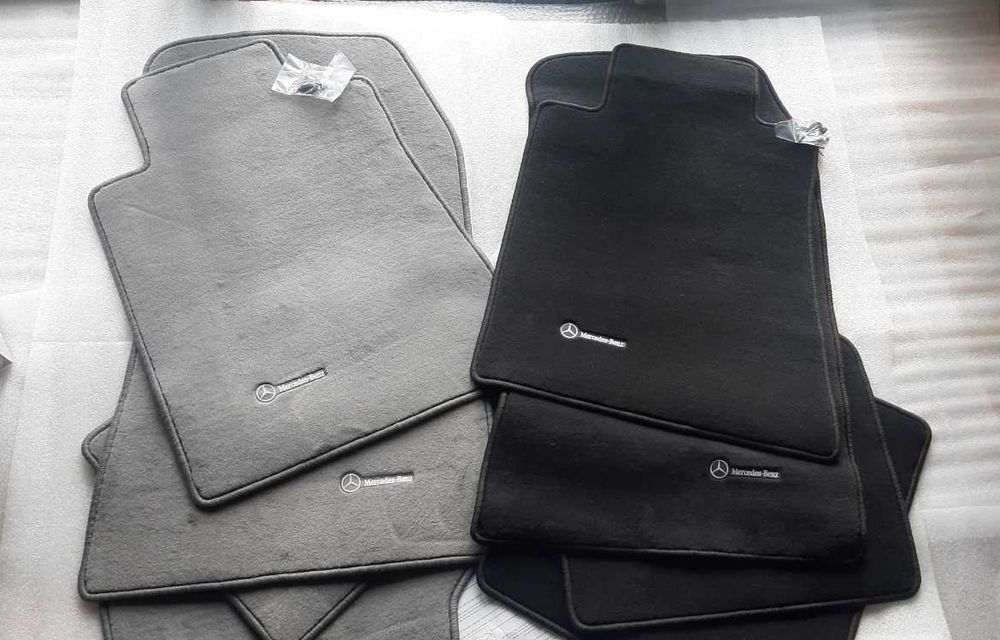 Mercedes S W140 1991-1998 SEL Long Ковры коврики черные Новые Оригинал