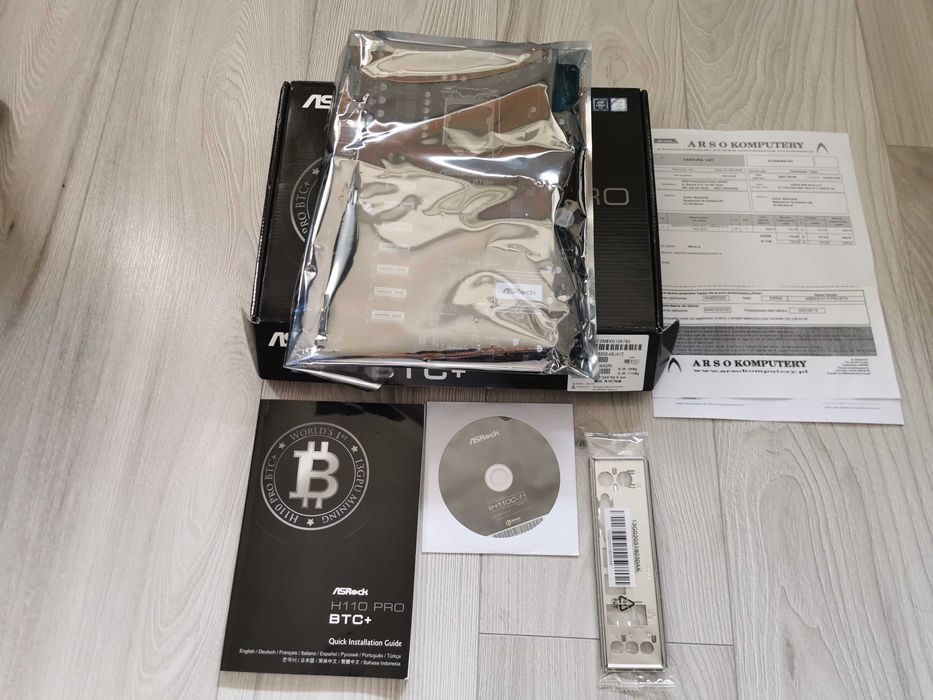 Płyta główna ASRock H110 PRO BTC+ nowa nieużywana, gwarancja!