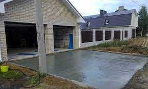 Бетонирование площадки под авто Киев/Бетонування майданчика для авто