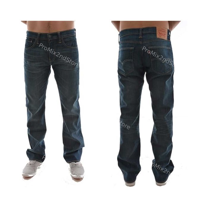LEVI'S 527 Slim Bootcut Jeans Męskie Explorer W32 L34 Efekt Sprania