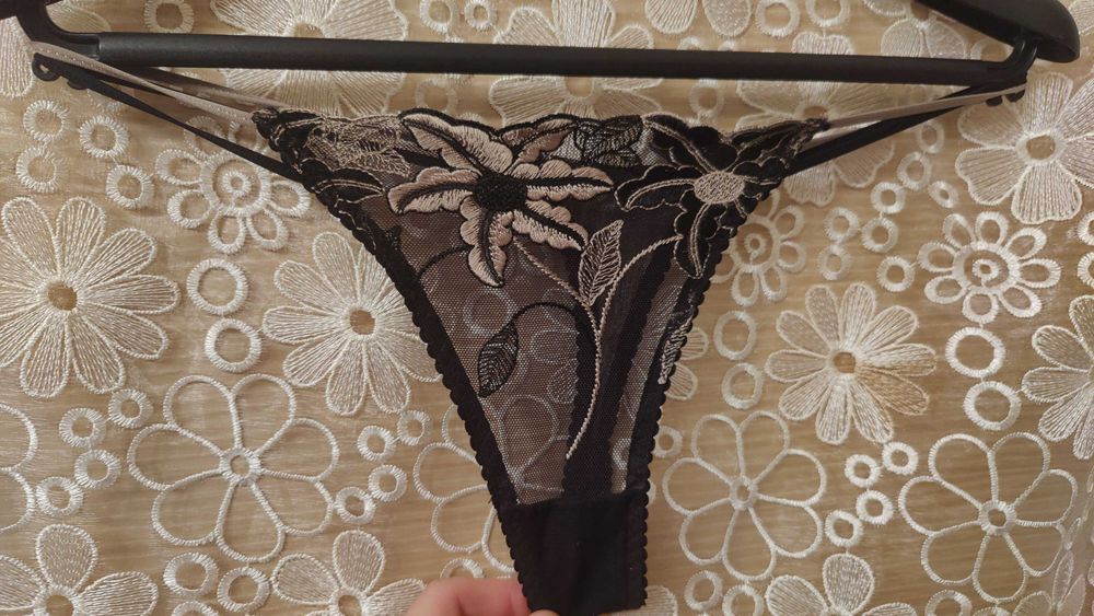 100% Оригинал ACOUSMA Paris Экстравагантные Трусы Стринги S-ка Flowers