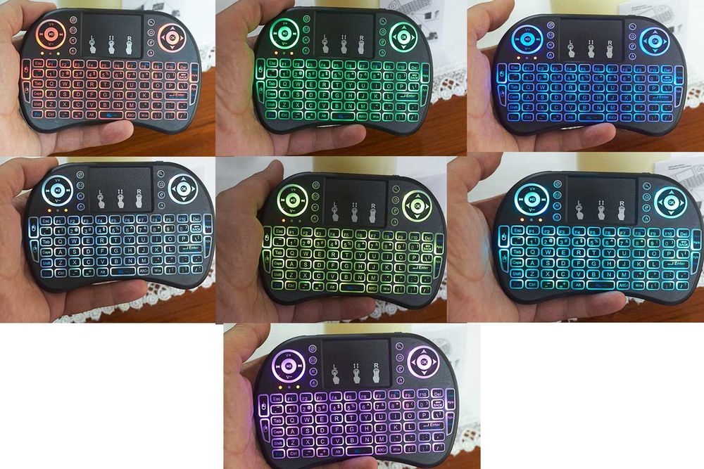 Comando Android TV e Box com Teclado Iluminado Personalizavel