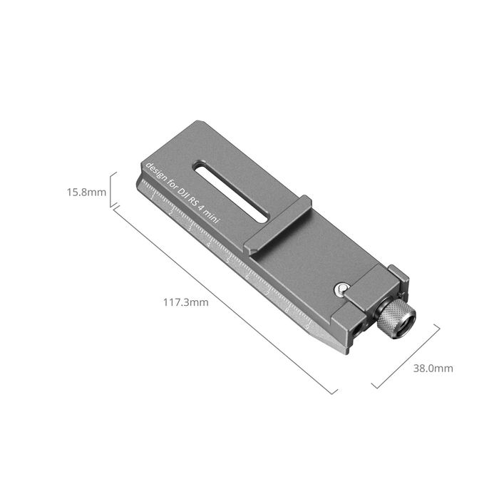 Швидкознімна пластина для DJI RS 4 Mini Arca-Swiss mount plate, Quick Release Plate for DJI RS 4 Mini