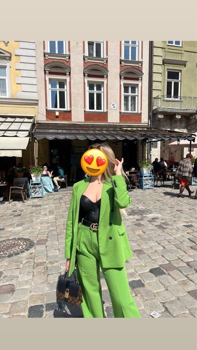 Костюм Zara жіночий, с розмір, зелений