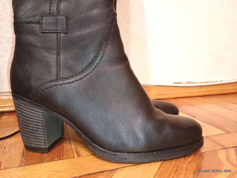 Чоботи жіночі зимові шкіряні Tamaris