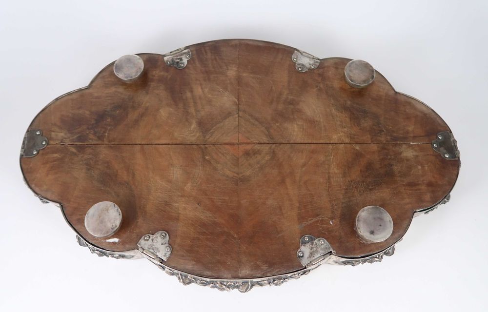 Centro de mesa português em prata