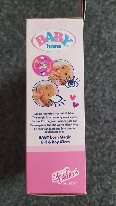 Набор аксессуаров для куклы «BABY BORN - НЕЖНАЯ ЗАБОТА С ВОЛШЕБНОЙ ПУС