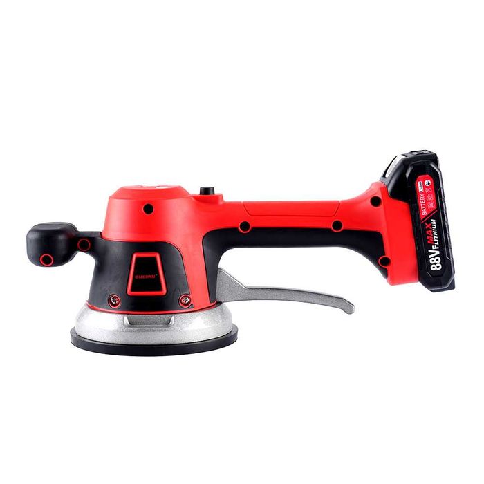 F849 máquina vibratória ventosa ajustável telhas azulejos 2 BATERIAS