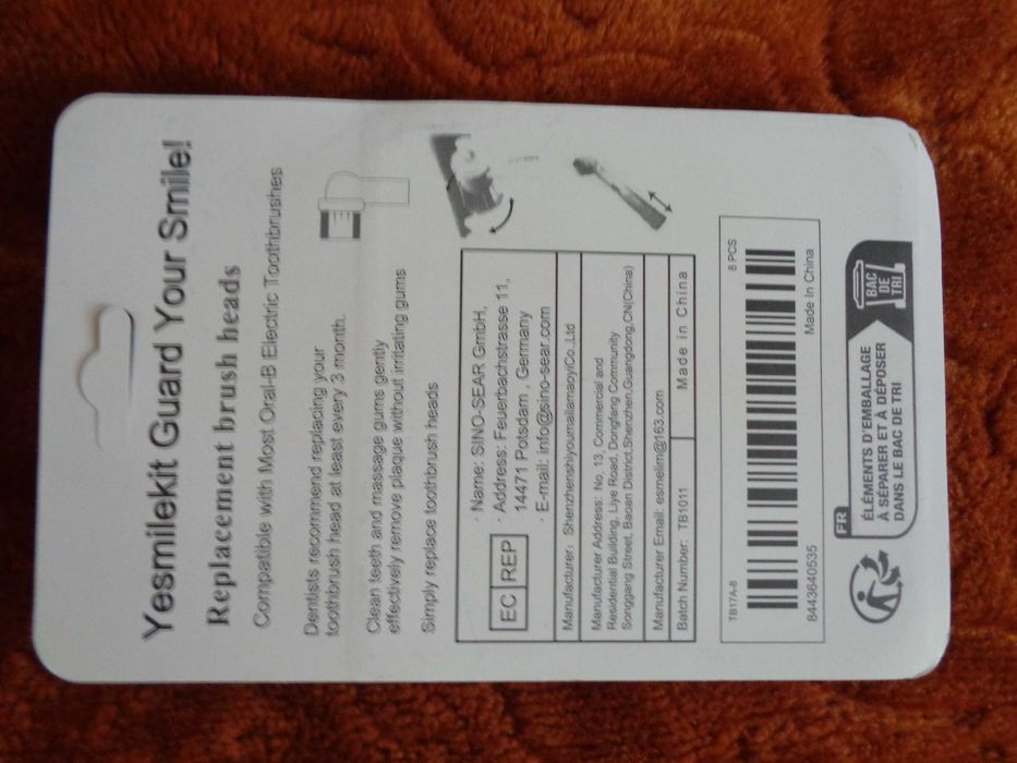 Końcówki do szczoteczki do zębów Oral B - 8 szt.
