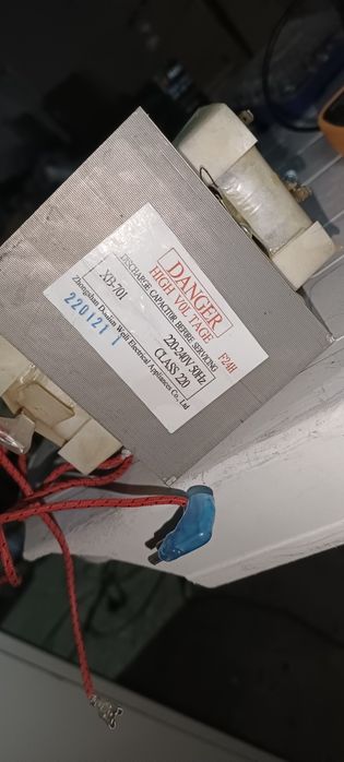 transformator xb-701 na zgrzewarkę z mikrofalówki